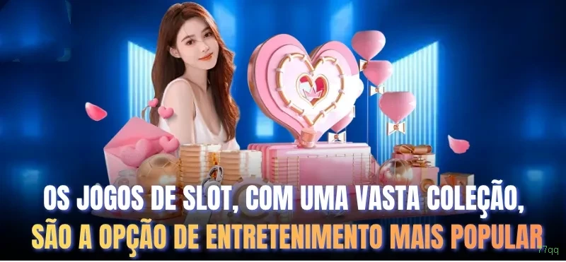 Imagem promocional da 77qq mostrando a plataforma e suas vantagens